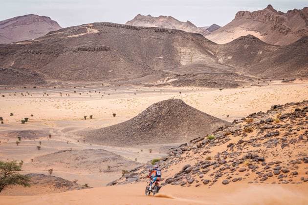 W2RC - RALLYE DU MAROC 2025 73 CANET Edgar (ESP), Red Bull KTM Factory Racing, KTM 450 Rally Factory, FIM W2RC, Rally2 Junior, action, during the Stage 4 of the Rallye du Maroc 2025, 5th round of the 2025 WR2C on October 16, 2025 around Erfoud, Morocco - ErfoudMorocco Copyright: xFREDERICxLExFLOCxHx