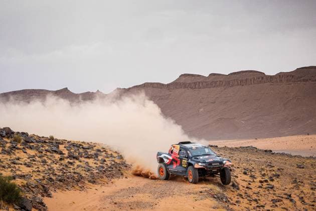 W2RC - RALLYE DU MAROC 2025 204 LATEGAN Henk (RSA), CUMMINGS Brett (RSA), Toyota Gazoo Racing W2RC, Toyota Hilux, FIA W2RC, Ultimate T1+, action, during the Stage 4 of the Rallye du Maroc 2025, 5th round of the 2025 WR2C on October 16, 2025 around Erfoud, Morocco - ErfoudMorocco  Copyright: xFREDERICxLExFLOCxHx