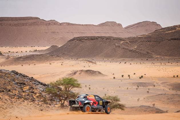 W2RC - RALLYE DU MAROC 2025 204 LATEGAN Henk (RSA), CUMMINGS Brett (RSA), Toyota Gazoo Racing W2RC, Toyota Hilux, FIA W2RC, Ultimate T1+, action, during the Stage 4 of the Rallye du Maroc 2025, 5th round of the 2025 WR2C on October 16, 2025 around Erfoud, Morocco - ErfoudMorocco  Copyright: xFREDERICxLExFLOCxHx
