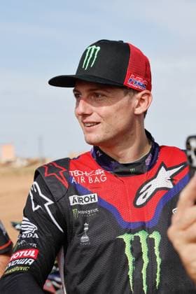 W2RC - RALLYE DU MAROC 2025 SCHAREINA Tosha (ESP), Monster Energy Honda HRC, Honda CRF 450, FIM W2RC, RallyGP, portrait, during the Stage 5 of the Rallye du Maroc 2025, 5th round of the 2025 WR2C on October 17, 2025 around Erfoud, Morocco - ErfoudMorocco Copyright: xFREDERICxLExFLOCxHx