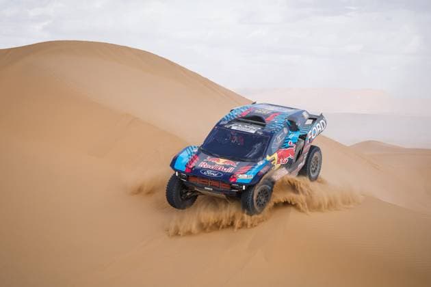 W2RC - RALLYE DU MAROC 2025 226 EKSTRÖM Mattias (SWE), BERGKVIST Emil (SWE), Ford M Ford Raptor, FIA W2RC, Ultimate T1+, action, during the Stage 5 of the Rallye du Maroc 2025, 5th round of the 2025 WR2C on October 17, 2025 around Erfoud, Morocco - ErfoudMorocco  Copyright: xFREDERICxLExFLOCxHx