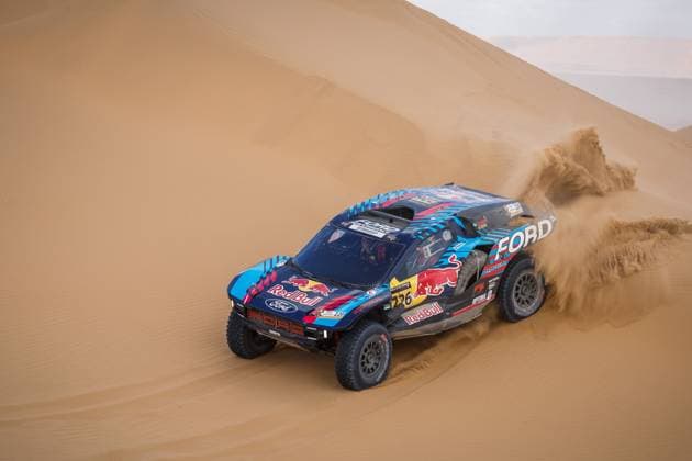 W2RC - RALLYE DU MAROC 2025 226 EKSTRÖM Mattias (SWE), BERGKVIST Emil (SWE), Ford M Ford Raptor, FIA W2RC, Ultimate T1+, action, during the Stage 5 of the Rallye du Maroc 2025, 5th round of the 2025 WR2C on October 17, 2025 around Erfoud, Morocco - ErfoudMorocco  Copyright: xFREDERICxLExFLOCxHx