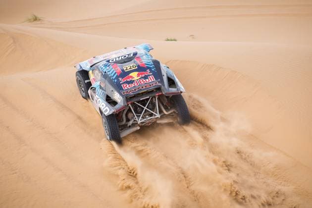 W2RC - RALLYE DU MAROC 2025 226 EKSTRÖM Mattias (SWE), BERGKVIST Emil (SWE), Ford M Ford Raptor, FIA W2RC, Ultimate T1+, action, during the Stage 5 of the Rallye du Maroc 2025, 5th round of the 2025 WR2C on October 17, 2025 around Erfoud, Morocco - ErfoudMorocco  Copyright: xFREDERICxLExFLOCxHx
