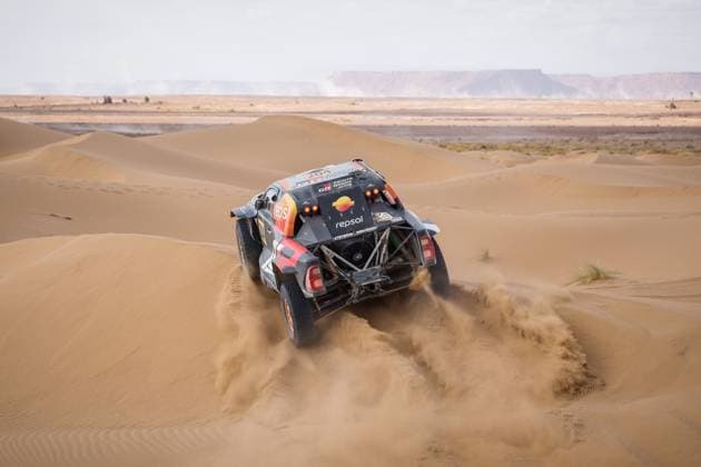 W2RC - RALLYE DU MAROC 2025 204 LATEGAN Henk (RSA), CUMMINGS Brett (RSA), Toyota Gazoo Racing W2RC, Toyota Hilux, FIA W2RC, Ultimate T1+, action, during the Stage 5 of the Rallye du Maroc 2025, 5th round of the 2025 WR2C on October 17, 2025 around Erfoud, Morocco - ErfoudMorocco  Copyright: xFREDERICxLExFLOCxHx