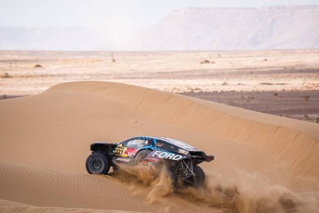 W2RC - RALLYE DU MAROC 2025 227 ROMA Nani (ESP), HARO Alex (ESP), Ford M Ford Raptor, FIA W2RC, Ultimate T1+, action, during the Stage 5 of the Rallye du Maroc 2025, 5th round of the 2025 WR2C on October 17, 2025 around Erfoud, Morocco - ErfoudMorocco  Copyright: xFREDERICxLExFLOCxHx