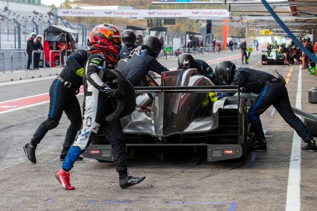 AUTOMOBILE : 4 Heures de Portimao - European Le Mans Series - 18 10 2025 47 CLX Motorsport (CHE) Oreca 07 Gibson (LMP2) driven by Manuel Espirito Santo (PRT) Enzo Fittipaldi (BRE), during the 2025 4 Hours of Portimao, the 6th round of the European Le Mans Series Championship from October 15 to 18, 2025, at the Algarve International Circuit in Portugal. PORTIMAOPortugal  Copyright: xMPSxAGENCYx
