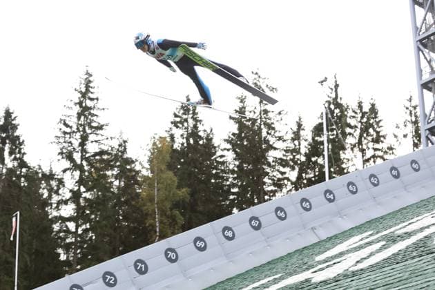 19 10 2025, Ski jumping, men, FIS Continental Cup, summer season 2025, individual competition Jarkko Maatta FIN Klingenthal Vogtland Arena Saxony Germany
