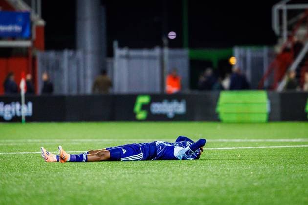 OSS , 21-10-2025 , Frans Heesen Stadion , Season 2025 2026 , Dutch Keuken Kampioen Divisie football, match between Top Oss and Jong Ajax , picture shows TOP Oss - Jong Ajax  x31630567x Copyright: