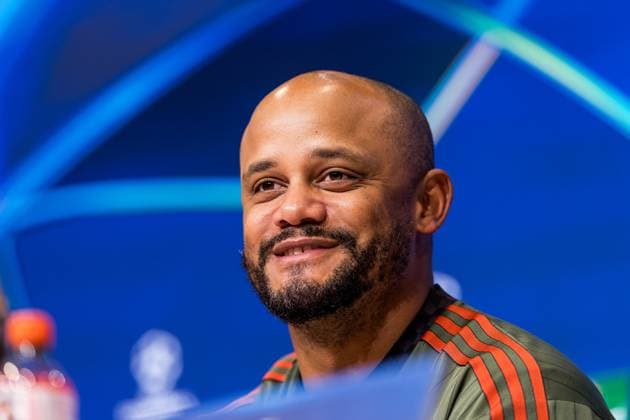 UEFA Champions League FC Bayern Munich vs Club Brugge KV, 22 10 2025 MUNICH, GERMANY OCTOBER 22 Vincent Kompany Head Coach FC Bayern Munich during postgame press conference of the UEFA Champions League match between FC Bayern Munich vs Club Brugge KV at Allianz Arena on matchday 3 of the UEFA Champions League Season 2025 26 on October 22, 2025 in Munich, Germany Copyright: xBEAUTIFULxSPORTS Wunderlx
