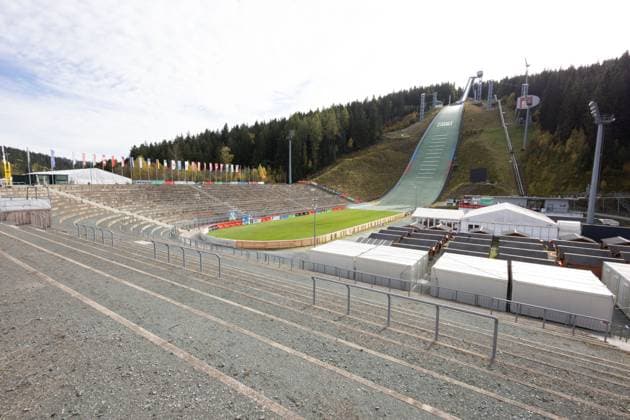 19 10 2025, Ski jumping, Men, FIS Continental Cup, Summer Season 2025, Individual competition Vogtland Arena Klingenthal Vogtland Arena Saxony Germany