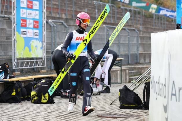 19 10 2025, Ski jumping, Men, FIS Continental Cup, Summer Season 2025, Individual competition Felix Hoffmann ger Klingenthal Vogtland Arena Saxony Germany