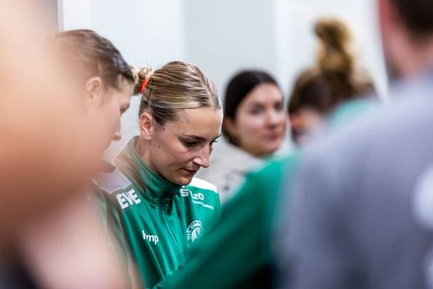 25 10 2025, GER, Handball, Women, Season 2025 2026, Alsco 1 Bl, 6 Matchday, Thueringer HC VfL Oldenburg Lisa Borutta VfL Oldenburg 99947 Bad Langensalza Salza Halle Sporthalle Mehrz Thüringen Germany