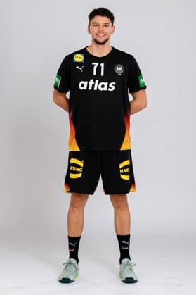 Muenchen Handball DHB 25 26 Germany photo shoot Marko Grgic Germany portrait face Muenchen Bavaria Germany