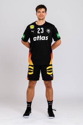 Muenchen Handball DHB 25 26 Germany photoshoot Renars Uscins Germany portrait face Muenchen Bavaria Germany
