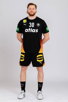 Muenchen Handball DHB 25 26 Germany photo shoot Tom Kiesler Germany portrait face Muenchen Bavaria Germany