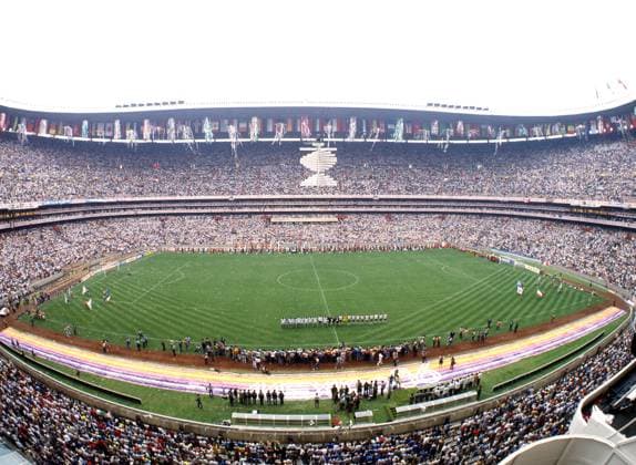 31 05 86 Bulgaria Italy Mexico, Mexico City, 31 05 1986, Soccer, FIFA World Cup 1986 in Mexico, Opening Match, Bulgaria Italy 1 1 Opening Ceremony Overview Aztec Stadium