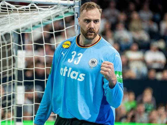 Andreas Wolff Germany, 33 clenches his fist, Germany vs Iceland, handball, international match, men, season 2025 2026, 30 10 2025, Germany vs Iceland, handball, international match, men, season 2025 2026, 30 10 2025 Nuremberg Copyright: xEibner-Pressefoto MichaelxSchmidx EP_MST