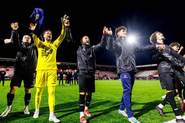OSS , 31-10-2025 , Frans Heesen Stadion , Season 2025 2026 , Dutch Keuken Kampioen Divisie football , match between Top Oss and Helmond , picture shows win Helmond TOP Oss - Helmond Sport  x31784043x Copyright: