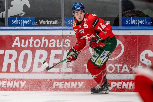 Donald D J Busdeker Augsburger Panther, 14 GER, Augsburger Panther vs Schwenninger Wild Wings, Ice Hockey, DEL, Matchday 17, Season 2025 2026, 02 11 2025 GER, Augsburger Panther vs Schwenninger Wild Wings, Ice Hockey, DEL, Matchday 17, Season 2025 2026, 02 11 2025 Augsburg Copyright: xEibner-Pressefoto HeikexFeinerx EP_HFR