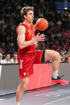 Justinian Jessup FC Bayern Basketball, 10 with ball, GER, FC Bayern Basketball vs MLP Academics Heidelberg, Basketball, easycredit Basketball Bundesliga, Matchday 6, Season 2025 2026, 03 11 2025, GER, FC Bayern Basketball vs MLP Academics Heidelberg, Basketball, easycredit Basketball Bundesliga, Matchday 6, Season 2025 2026, 03 11 2025 Muenchen Copyright: xEibner-Pressefoto JennixMaulx EP_JML