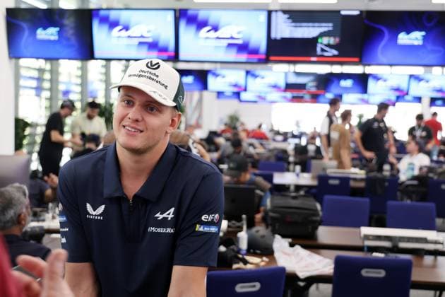 Mick Schumacher GER Alpine A424 36, Alpine media round, press center, 8 Hours of Bahrain, FIA World Endurance Championship 2026 season, Sakhir race track, Bahrain, 06 11 2025, WEC, Portrait