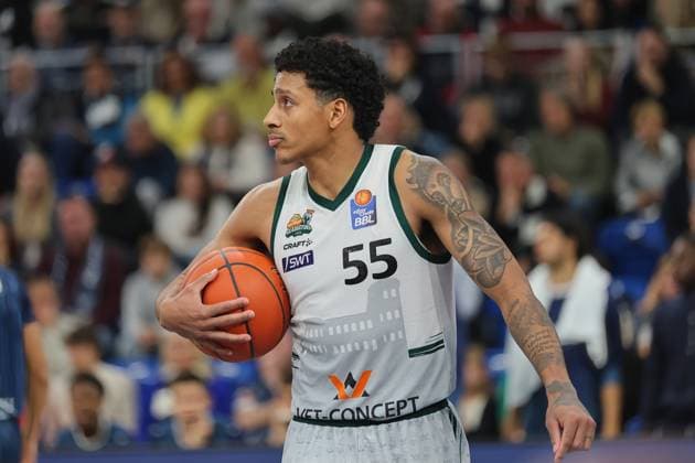 Eli Brooks Vet Concept Gladiators Trier, 55 GER, MLP Academics Heidelberg vs Vet Concept Gladiators Trier, Basketball, easycredit Basketball Bundesliga, Matchday 7, Season, 2025 2026, 09 11 2025 GER, MLP Academics Heidelberg vs Vet Concept Gladiators Trier, Basketball, easycredit Basketball Bundesliga, Matchday 7, Season, 2025 2026, 09 11 2025 Heidelberg Copyright: xEibner-Pressefoto JoergxHirschx EP_JHH