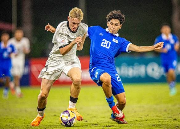 Soccer FIFA U17, U 17 World Cup Qatar 2025 El Salvador vs Germany Group G Match 61 Lasse Eickel Germany, 19 Copyright: xRedhaxHosnixSegganix