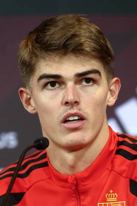 Belgium s Charles De Ketelaere pictured during a press moment of the Red Devils, the Belgian national soccer team, at the Proximus Basecamp in Tubize, Wednesday 12 November 2025. The team is preparing for the matches against Kazachtstan (15 11) and Liechtenstein (18 11). BRUNOxFAHY x141071014x