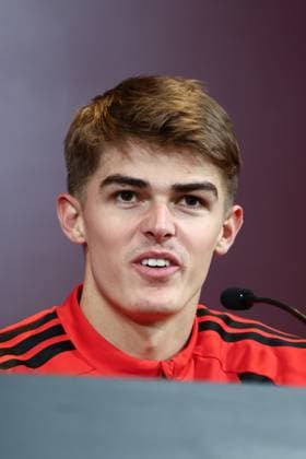 Belgium s Charles De Ketelaere pictured during a press moment of the Red Devils, the Belgian national soccer team, at the Proximus Basecamp in Tubize, Wednesday 12 November 2025. The team is preparing for the matches against Kazachtstan (15 11) and Liechtenstein (18 11). BRUNOxFAHY x141071035x