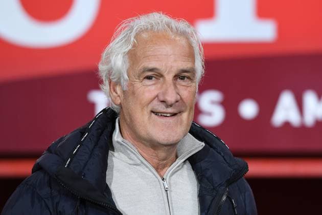 Soccer anniversary match FC Twente Enschede FC Schalke 04 on 13 11 2025 at Stadion De Grolsch Veste in Enschede Fred Rutten Coach Head Coach Eindhoven xRx