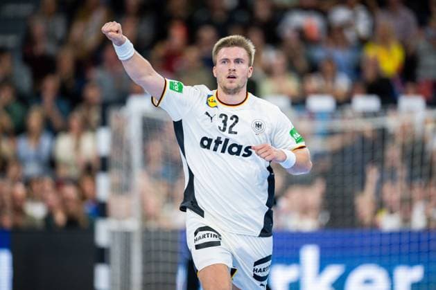 02 11 2025 Handball, international match, test match, SAP Garden Munich, Germany Iceland Franz Semper Germany