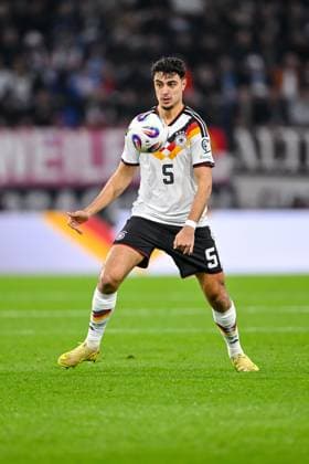 Aleksandar Pavlovic Germany controls the Ball during the FIFA World Cup 2026 qualifier match between Luxembourg and Germany at Stade de Luxembourg on November 14, 2025 in Luxembourg, Luxembourg Photo by Harry Langer DeFodi Images