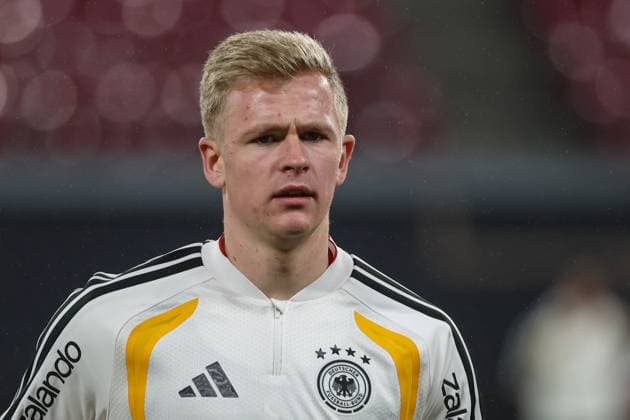 UEFA European Qualifiers World Cup Qualifiers 25 26 Final training session before Germany Slovakia on 16 11 2025 at the Red Bull Arena in Leipzig Jonathan Burkardt Germany 10 MH