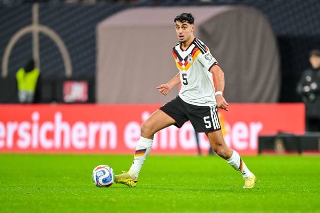 Aleksandar Pavlovic Germany controls the Ball during the FIFA World Cup 2026 qualifier match between Germany and Slovakia at Red Bull Arena on November 17, 2025 in Leipzig, Germany Photo by Harry Langer DeFodi Images