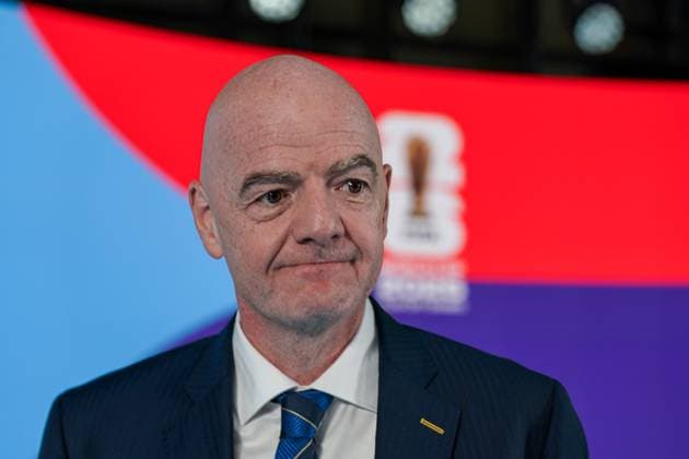 Football FIFA World Cup Qualification Europe 2025 26 Playoff Draw Home of FIFA Zurich, Switzerland Gianni Infantino FIFA President Zurich Canton of Zurich Switzerland Copyright: xJOERANxSTEINSIEKx