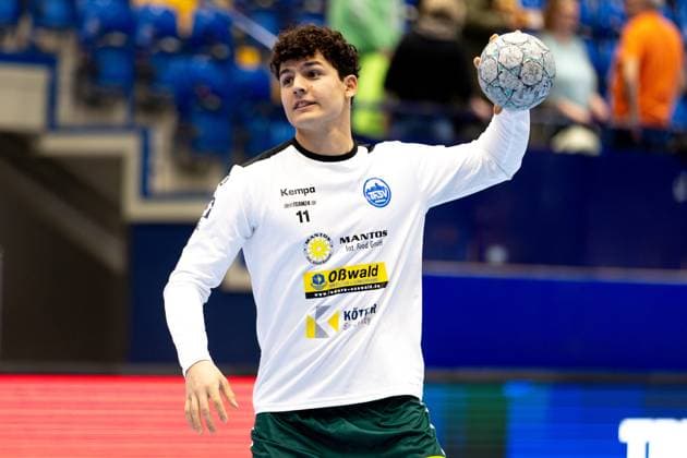 21 11 2025, xkwix, Handball, 1 Handball Bundesliga, DAIKIN HBL 2025 26, TBV Lemgo Lippe ThSV Eisenach, PHOENIX CONTACT Arena Gian Attenhofer ThSV Eisenach 11 NRW Germany