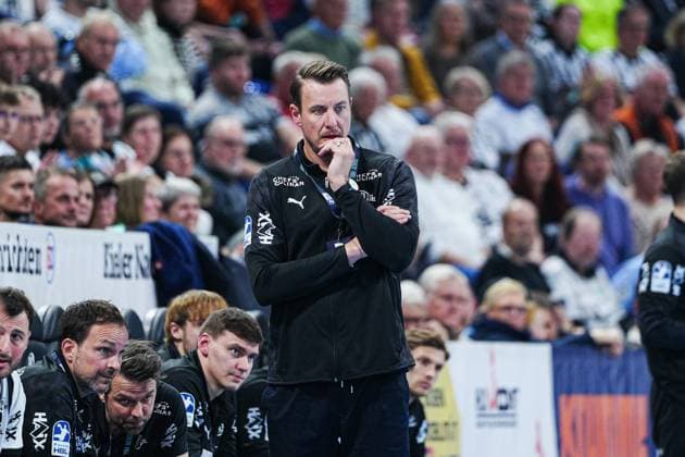 Filip Jicha THW Kiel, Coach GER, THW Kiel vs Frisch Auf Goeppingen, Handball, 1 Bundesliga, Matchday 13, Season 2025 2026, 22 11 2025 GER, THW Kiel vs Frisch Auf Goeppingen, Handball, 1 Bundesliga, Matchday 13, Season 2025 2026, 22 11 2025 Kiel Copyright: xEibner-Pressefoto MarcelxvonxFehrnx EP_MFN