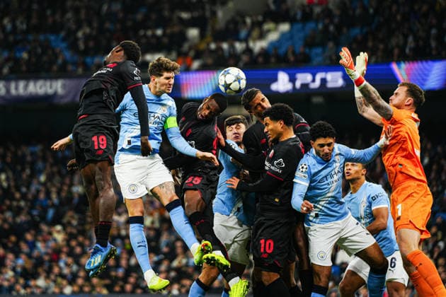Manchester City ENG, Manchester City vs Bayer 04 Leverkusen, Football, UEFA Champions League, Matchday 5, Season 2025 2026, 25 11 2025 ENG, Manchester City vs Bayer 04 Leverkusen, Football, UEFA Champions League, Matchday 5, Season 2025 2026, 25 11 2025 Manchester Copyright: xEibner-Pressefoto MarcelxvonxFehrnx EP_MFN