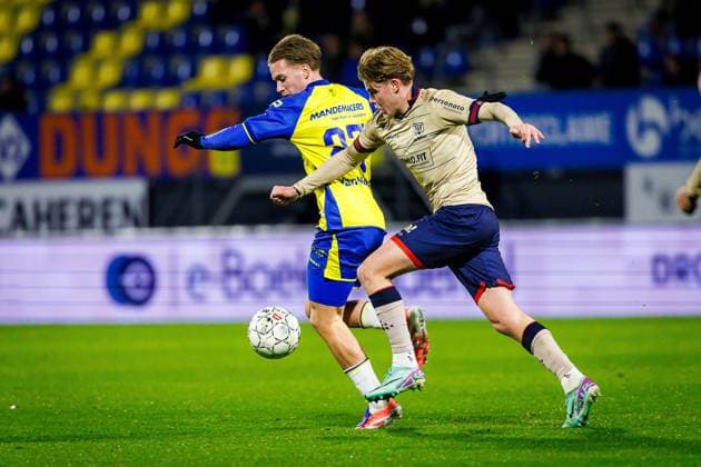 WAALWIJK , 05-12-2025 , Mandemakers Stadion , Season 2025 2026 , Dutch Keuken Kampioen Divisie football , match between RKC Waalwijk and VVV Venlo , picture shows RKC - VVV  x32360517x Copyright: