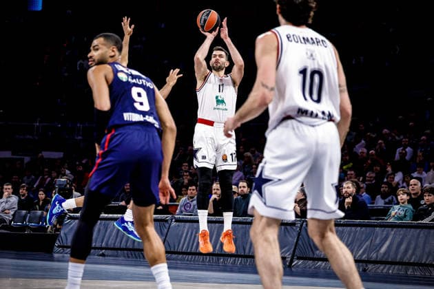 Giampaolo Ricci Kosner Baskonia Vitoria-Gasteiz - EA7 Emporio Armani Olimpia Milano Euroleague 2025-26 Round 14 Vitoria-Gasteiz, 04 12 2025 Foto MarcoBrondi CIAMILLO-CASTORIA Vitoria-Gasteiz Fernando Buesa Arena Paesi Baschi Spagna Copyright: xMarcoxBrondix