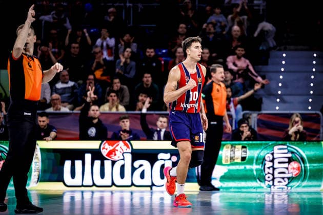 Matteo Spagnolo Kosner Baskonia Vitoria-Gasteiz - EA7 Emporio Armani Olimpia Milano Euroleague 2025-26 Round 14 Vitoria-Gasteiz, 04 12 2025 Foto MarcoBrondi CIAMILLO-CASTORIA Vitoria-Gasteiz Fernando Buesa Arena Paesi Baschi Spagna Copyright: xMarcoxBrondix