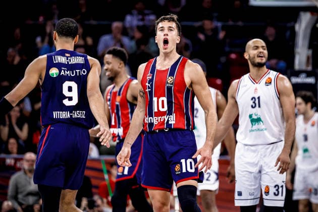 Matteo Spagnolo Kosner Baskonia Vitoria-Gasteiz - EA7 Emporio Armani Olimpia Milano Euroleague 2025-26 Round 14 Vitoria-Gasteiz, 04 12 2025 Foto MarcoBrondi CIAMILLO-CASTORIA Vitoria-Gasteiz Fernando Buesa Arena Paesi Baschi Spagna Copyright: xMarcoxBrondix