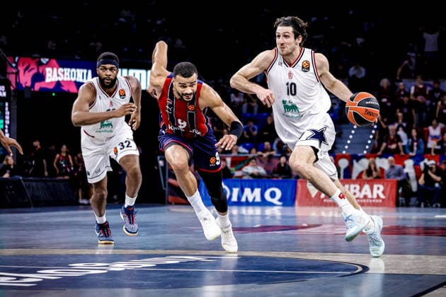 Leandro Bolmaro Kosner Baskonia Vitoria-Gasteiz - EA7 Emporio Armani Olimpia Milano Euroleague 2025-26 Round 14 Vitoria-Gasteiz, 04 12 2025 Foto MarcoBrondi CIAMILLO-CASTORIA Vitoria-Gasteiz Fernando Buesa Arena Paesi Baschi Spagna Copyright: xMarcoxBrondix