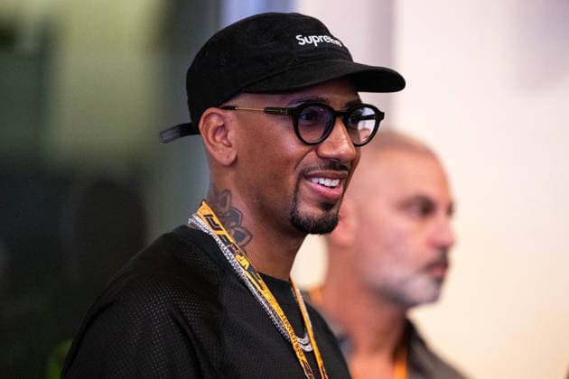 Jerome Boateng Soccer player , UAE, Formula 1 World Championship, Abu Dhabi Grand Prix, Yas Marina Circuit, Qualifying, 06 12 2025 UAE, Formula 1 World Championship, Abu Dhabi Grand Prix, Yas Marina Circuit, 06 12 2025 Yas Marina Island Copyright: xEibner-Pressefoto Memmlerx EP_MMR
