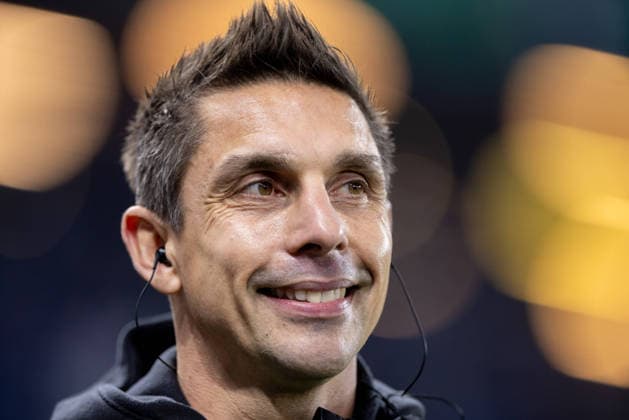Hamburg, December 3, 2025 Football, DFB Pokal 2025 26, Hamburger SV Holstein Kiel Marcel Rapp Holstein Kiel, Coach DFL REGULATIONS PROHIBIT ANY USE OF PHOTOGRAPHS AS IMAGE SEQUENCES AND OR QUASI VIDEO