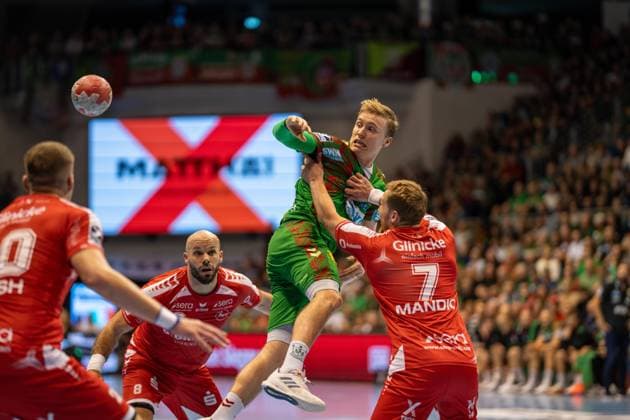 Germany HBL DAIKIN Handball Bundesliga 2025 26, 16 Matchday SC Magdeburg vs MT Melsungen GETEC Arena Magdeburg Gisli Kristjansson SC Magdeburg, 10 Copyright: xTomxLauruschkatx