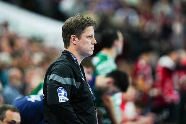 Nicolej Krickau Fuechse Berlin, Coach GER, SG Flensburg Handewitt vs Fuechse Berlin, Handball, Bundesliga, Matchday 16, Season 2026 2026, 11 12 2025 GER, SG Flensburg Handewitt vs Fuechse Berlin, Handball, Bundesliga, Matchday 16, Season 2026 2026, 11 12 2025 Flensburg Copyright: xEibner-Pressefoto MarcelxvonxFehrnx EP_MFN