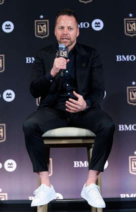 December 15, 2025, Los Angeles, California, USA: Marc Dos Santos is presented as the new head coach of the Los Angeles Football Club during a press conference, PK, Pressekonferenz on Monday December 15, 2025 at the BMO Stadium in Los Angeles, California. ARIANA RUIZ PI Los Angeles USA - ZUMAp124 20251215_zaa_p124_002 Copyright: xArianaxRuizx