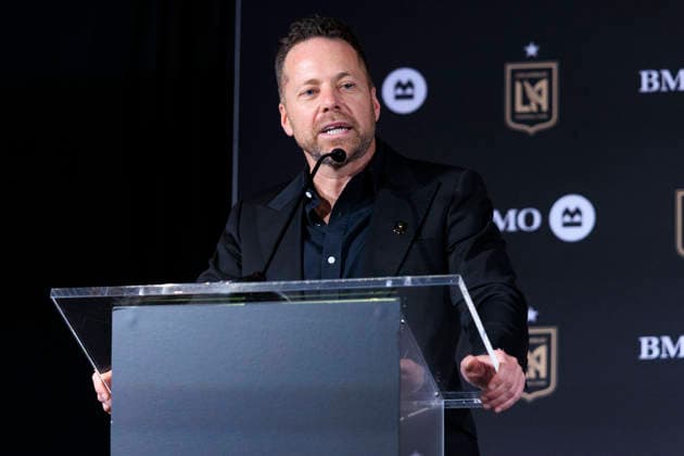 December 15, 2025, Los Angeles, California, USA: Marc Dos Santos is presented as the new head coach of the Los Angeles Football Club during a press conference, PK, Pressekonferenz on Monday December 15, 2025 at the BMO Stadium in Los Angeles, California. ARIANA RUIZ PI Los Angeles USA - ZUMAp124 20251215_zaa_p124_004 Copyright: xArianaxRuizx