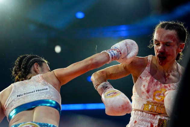Switzerland Boxing Day 2025 Kursaal Arena, Bern Gabriela Timar Switzerland fights Marina Loreto Japan Bern Kursaal Arena Bern Switzerland Copyright: xKjetilxWaberx
